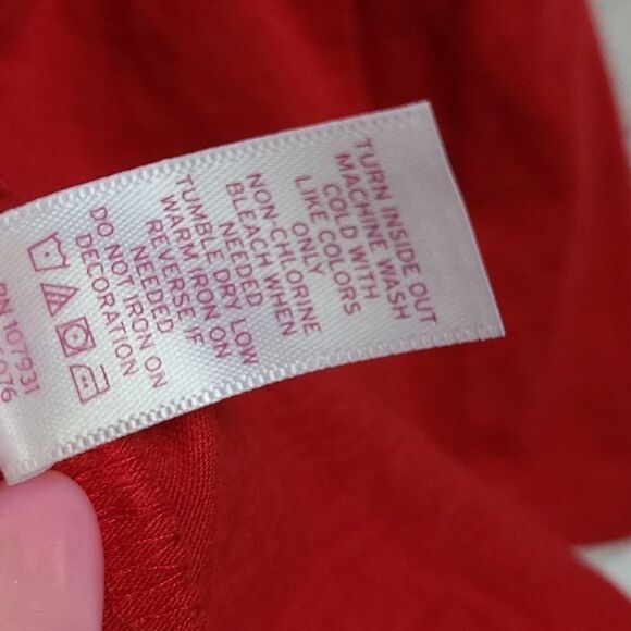 Justice Red Glitter Tank Top Create Inspire Girls 8 Tee Shirt Sleeveless Casual - Picture 7 of 9